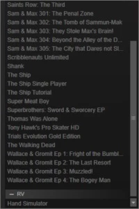 Conta STEAM com 115 jogos!