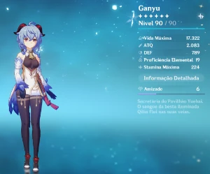 Genshin AR 53 Ayato Ganyu Itto e mais - Genshin Impact