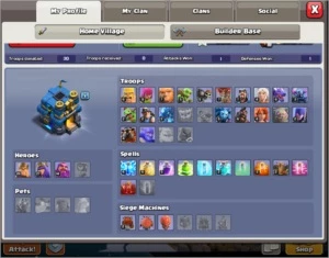 CV 12 RUSHADA OTIMA PRA DOAÇÃO - Clash of Clans