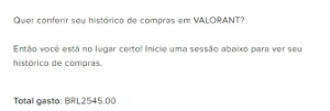 Conta RADIANTE, 2500 R$ gastos - Valorant