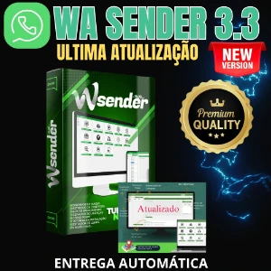 Disparador de msg  Wa Sender 3.3 + Gerador de Licença - Outros