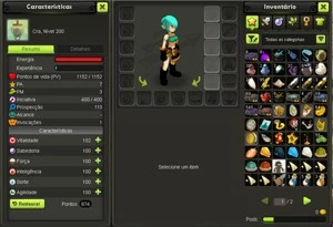 CONTA DOFUS TOUCH - BRUTAS - R$230,00