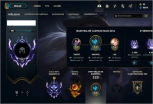 Conta D3 com 2,7kk de Kalista  e 1,5kk de Yasuo ( MAIN ADC ) - League of Legends LOL