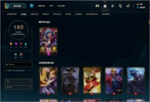 Conta D3 com 2,7kk de Kalista  e 1,5kk de Yasuo ( MAIN ADC ) - League of Legends LOL