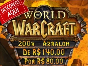 200K POR R$ 140,00 NOS SERVIDORES AZLARON - Blizzard