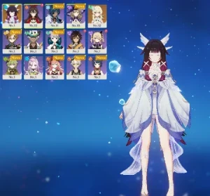 Conta Nova Com A Nova Personagem Columbina - Genshin Impact