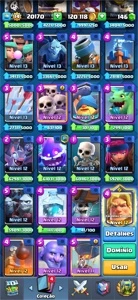 CONTA LV 14 TOP, PAREI COM O GAME - Clash Royale