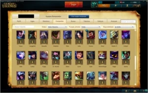 Account League Of Legends Ouro V LOL