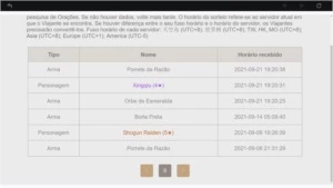 Conta AR55 Diluc, Shogun, Venti, Mona, Qiqi e Keqing - Genshin Impact