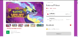 Conta Nintendo Com Pokemon Violet E Pokemon Legends Arceus - Outros