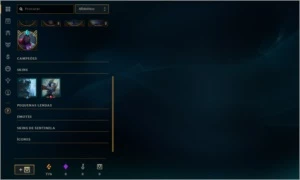 CONTA PLATINA 93 skins, 1 ultimate - League of Legends LOL