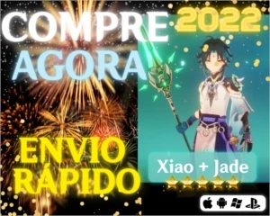 ✨CONTA COM XIAO + LANÇA DE JADE PRIMITIVA 5⭐AR10 ✨ - Genshin Impact