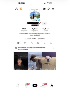 Conta Tiktok 1 Milhão - Redes Sociais