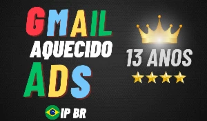 Conta gmail 13 anos