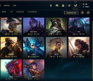 Conta 338 Skins, Platina 4 Soloq - Plat 3 Flex - League of Legends LOL