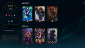 Conta 338 Skins, Platina 4 Soloq - Plat 3 Flex - League of Legends LOL