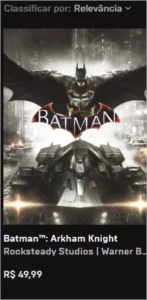 CONTA DE EPIC GAMES COM BATMA - Fortnite