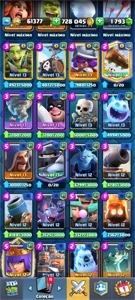 Conta com 30 cartas fulls - Clash Royale