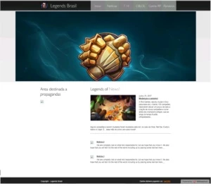 Site Completo League of Legends - Pronto para colocar no ar! LOL