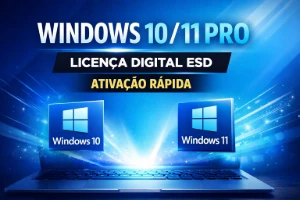 Windows 10 / 11 Pro | Licenças Digitais Originais | Esd - Softwares e Licenças