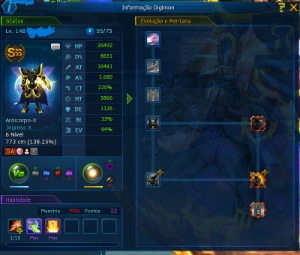 Conta Dmo Com Aox Bons Acessórios E Titulo Do Apocaly - Digimon Masters Online