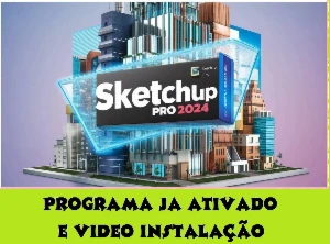 Versão Full SketchhUp Pro 2024  - Com Tutorial de Instalação - Outros