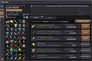 Conta Black Desert