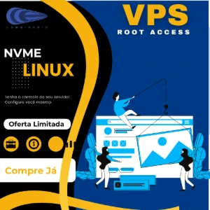 VPS Linux Servidor 2Vcore 4GB Ram 32GB Nvme - Acesso root - Premium