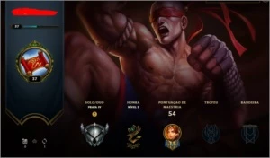 CONTA LEAGUE OF LEGENDS RARA LOL