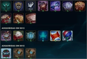 CONTA LEAGUE OF LEGENDS RARA LOL