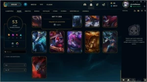conta league of legends LOL