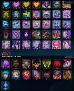 Conta DIAMANTE League of Legends LOL