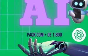 IA PACK +1.800 Prompts De Comandos Secretos Chat Gpt - Outros