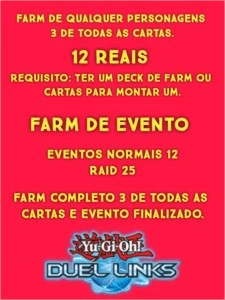 Yu-gi-oh duel links farm portão e eventos - Outros