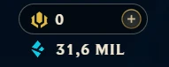 Conta Smurf Unranked Handleveled Com 31K Essências Azuis - League of Legends LOL