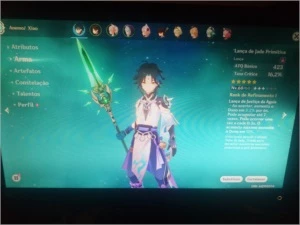 Conta Ar 33 xiao c1 jade zhong e + - Genshin Impact