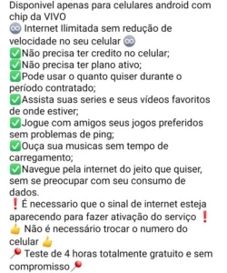 Internet Movel Vivo - Outros