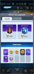 Conta Clash Royale lvl12 4100 trofréus