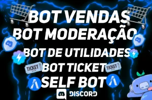 Bots Discord Completos Para Mode│Vendas│Self Bot E+ - Outros