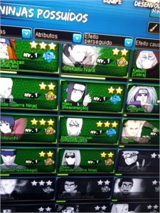 NARUTO ONLINE SERV 363 TOP 1 c/+2 acc - Outros