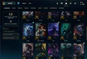 Conta Diamante 3 com 36 Champs e 4 Skins - League of Legends LOL