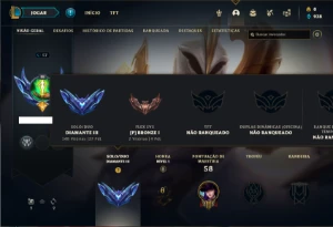 Conta Diamante 3 com 36 Champs e 4 Skins - League of Legends LOL