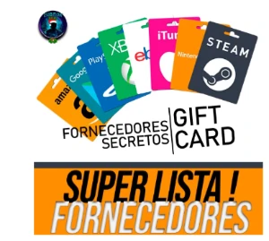 Lista Secreta Top Fornecedores De Gift Card - Gift Cards