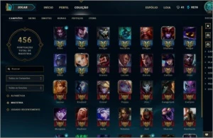 Conta de LOL - 351 Skins - Elo atual Platina IV - League of Legends