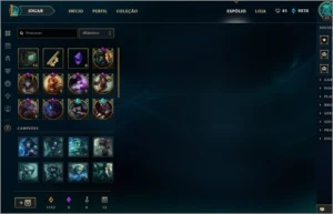 Conta de LOL - 351 Skins - Elo atual Platina IV - League of Legends