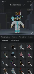 Vendo conta de roblox com itens raros