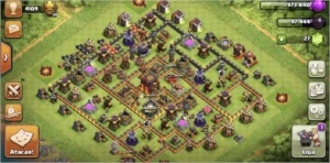 Cv 10 full heróis full - Clash of Clans