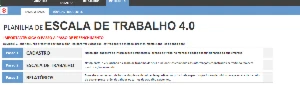 Planilha De Escala De Trabalho Em Excel 4.0 - Outros