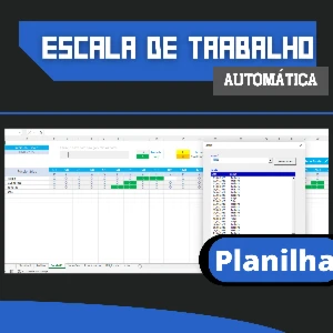 Planilha De Escala De Trabalho Em Excel 4.0