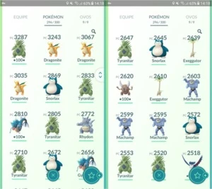 Conta de Pokémon GO